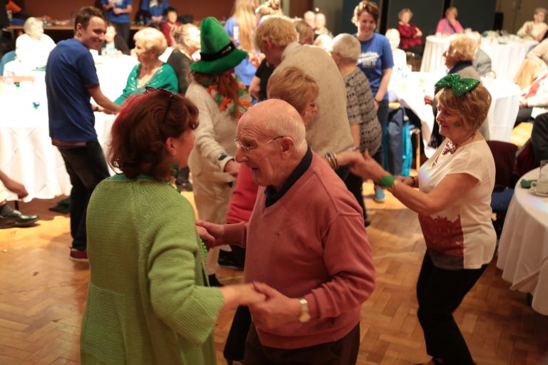 Photo of elderly people dancing. These love a good night out such as a concert like what Bella Musica Ireland organises in Dublin.