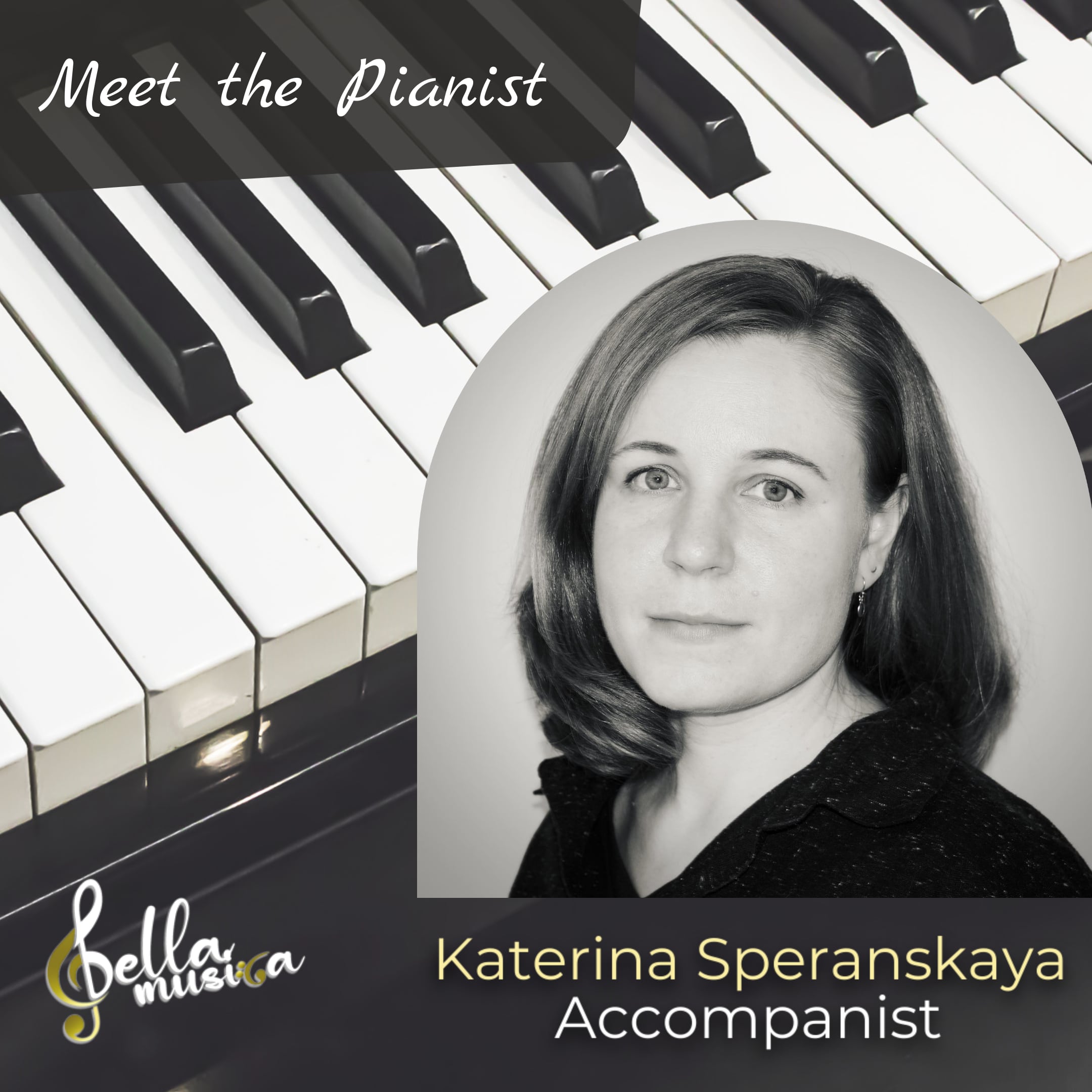 Katerina Speranskaya to play piano at Bella Musica Recital